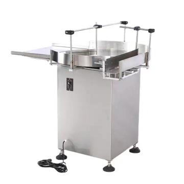 Small Rotary PET Bottle Unscrambler: Glass Bottle Sorting and Feeding Machine