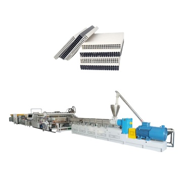Plastic Extrusion Machines for Hollow Building Templates, Sheets, Plates, Stadium Lighting & Solar Applications