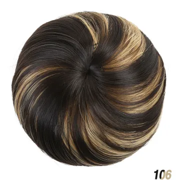 Synthetic Hair Ring Wrap On  Synthetic Combs in  Messy Hair Bun Ponytails Curly Scrunchie Chignon Hair Bun Chignon Hairpiece