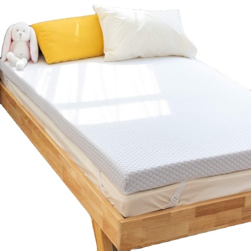 3 Inch Gel Infused Memory Foam Mattress Topper with Non-Slip Design for Pressure Relief
