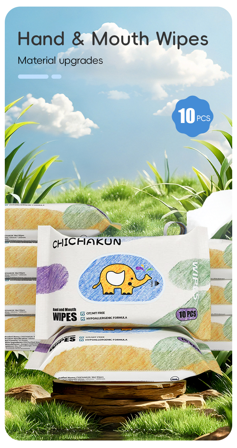 hand and mouth wipes