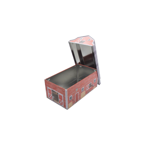 Hinged Tin Box Special Shaped Tin Box Metal Storage Box Factory