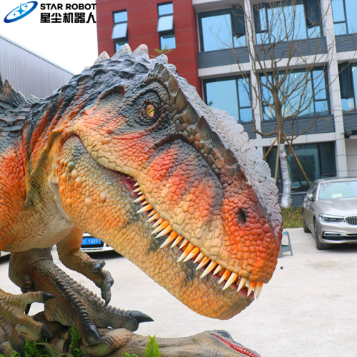 6m ukuran hidup giganotosaurus animatronic yang dapat disesuaikan