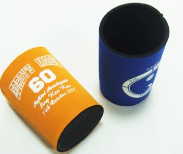 Neoprene Silk screen printing bottle cooler cover
