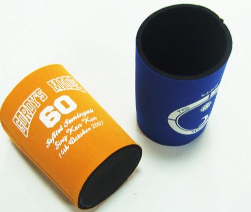 Neopren Silk Screen Printing Bottle Cooler Cover