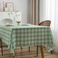 The Colors of Spring Waterproof Buffalo Check Tablecloth