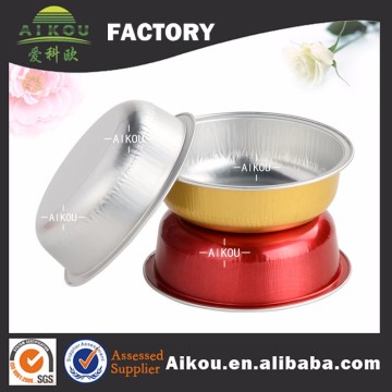 Disposable High quality aluminum foil bow pet food container