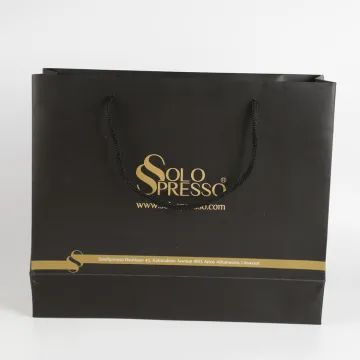 Custom Paper Packaging Gift Bag With Handle Wholesale