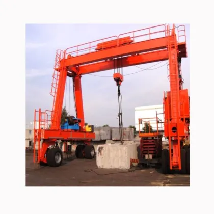 China Container Loading Rubber-Tyred Gantry Cranes Portal