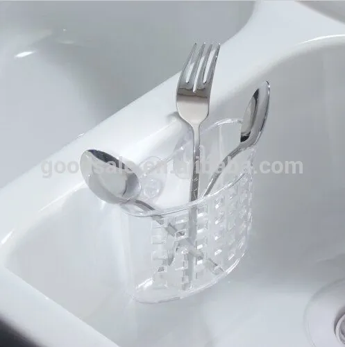 Suction Flatware Holder Clear--Any color