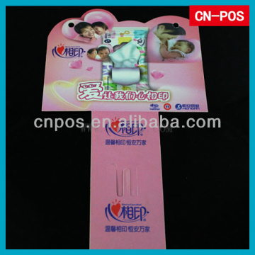 supermarket display printing clip strips for hanging