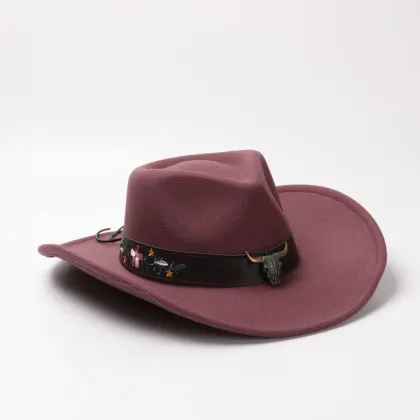 Stetson Cowboys Hats: Solid Color Wool Felt Outdoor Hat for Men and Women with Band