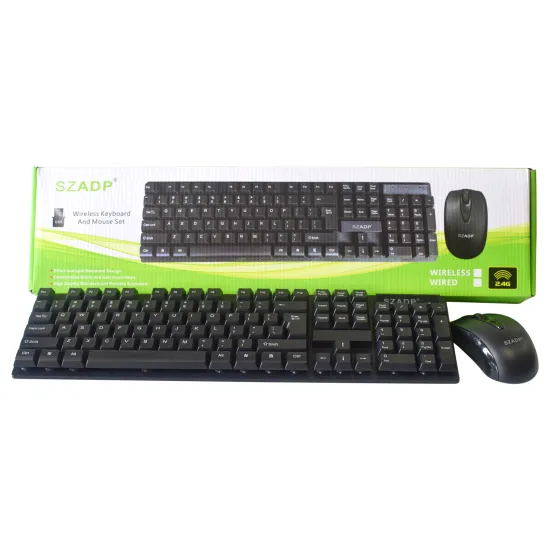 SZADP Brand Wireless and Wired OEM Keyboard