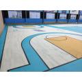 Voleibol de gimnasio Baloncesto de bádminton Mat de espuma PVC Sport Sport Pisos de plástico en rollo