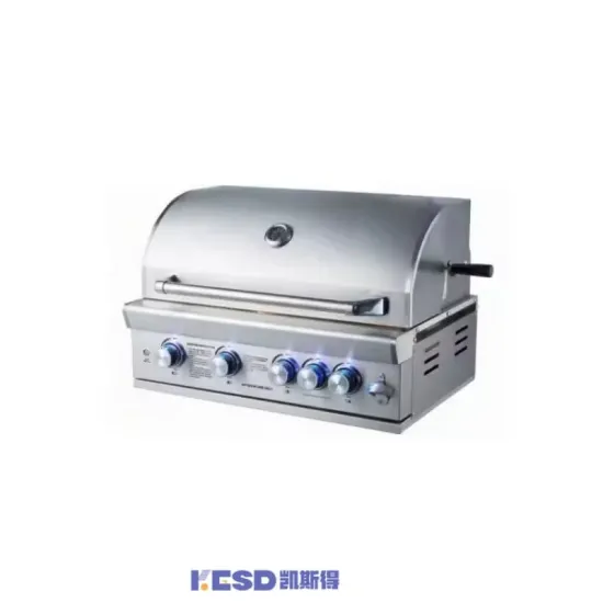 CE Approval Chicago Outdoor Kitchen Stainless Steel 5 Burner Built in BBQ Gas Grill