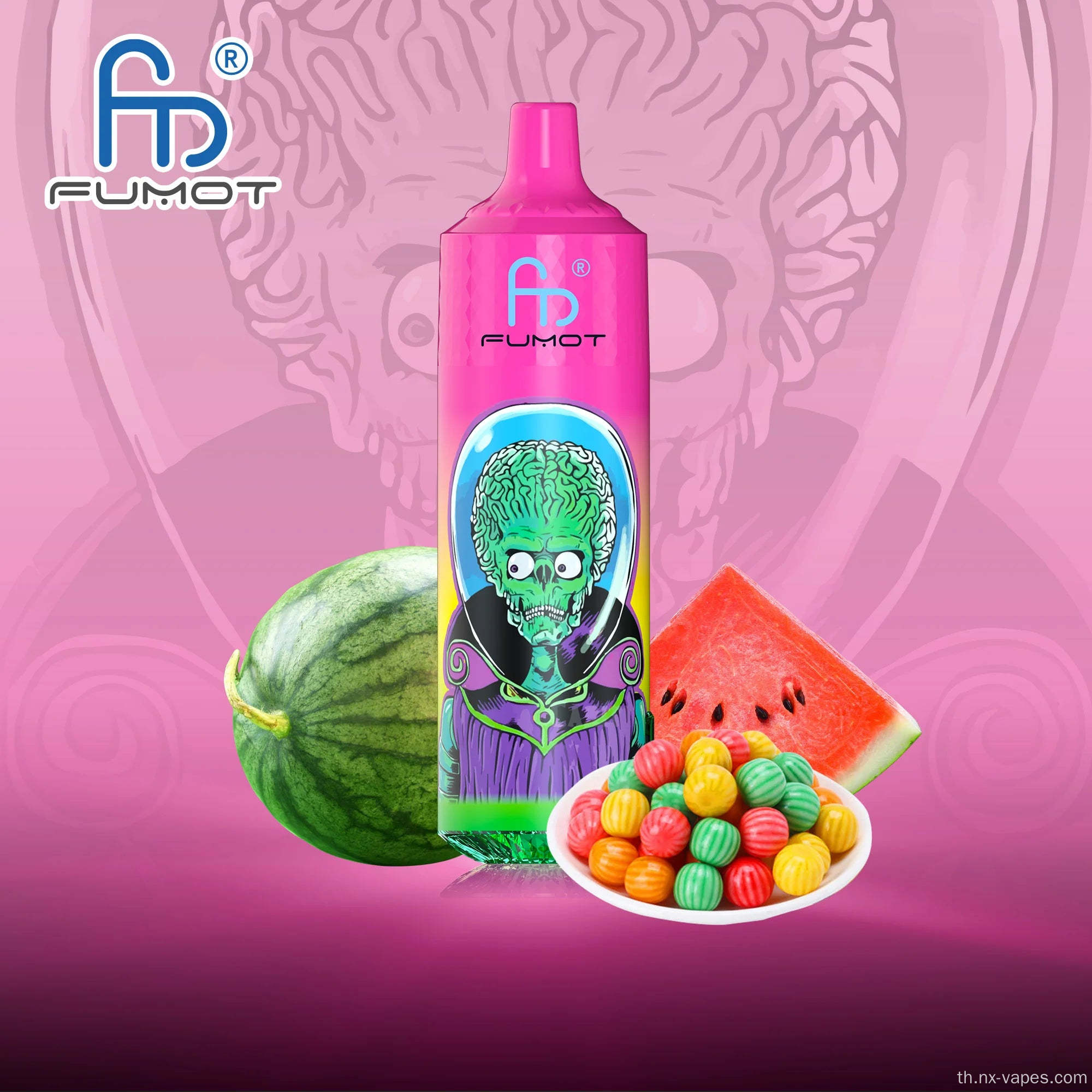 ใหม่ Fumot Randm Tornado 9000 Puffs Vape Wholesale