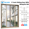 Customized Aluminum Glass Sliding Door Hurricane Proof