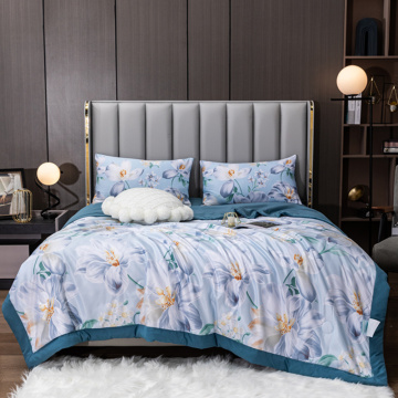 New product printed filled tencel duvet quilt