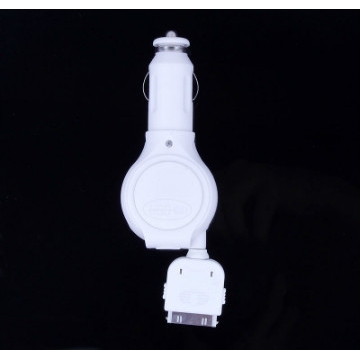 Retractable in-car Charger for iphone 4/4s