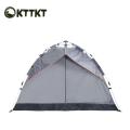 Toffer Camping Stan Dome 2-osobná šedá-nepremokavá, nastavenie rýchleho uvoľnenia a prenosná s vetraním a ochranou proti komárom