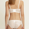 In-stock Sutiã Underwire Biquíni de renda transparente com cílios