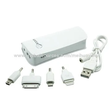 Mobile Phone Power Banks, 5,200mAh, 18650 Battery Cell