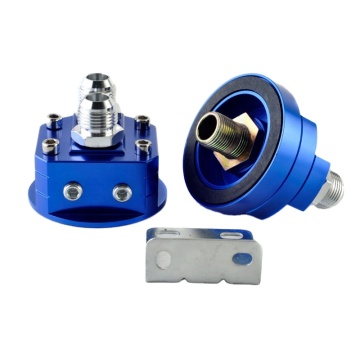 Oil Cooler Sandwich Adapter Plate with AN10 SW03 Adaptor Threads