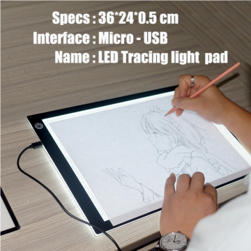 Coussin de boîte lumineuse LED suron pour dessiner de croquis