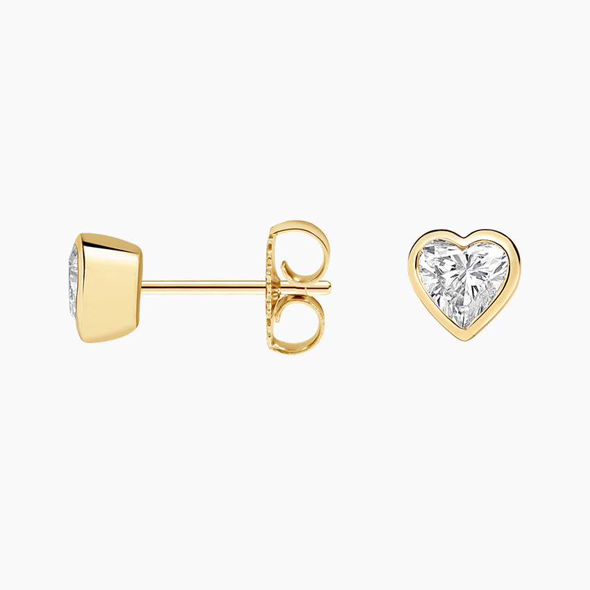 18K yellow gold earring