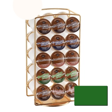 Rotating coffee capsule storage rack