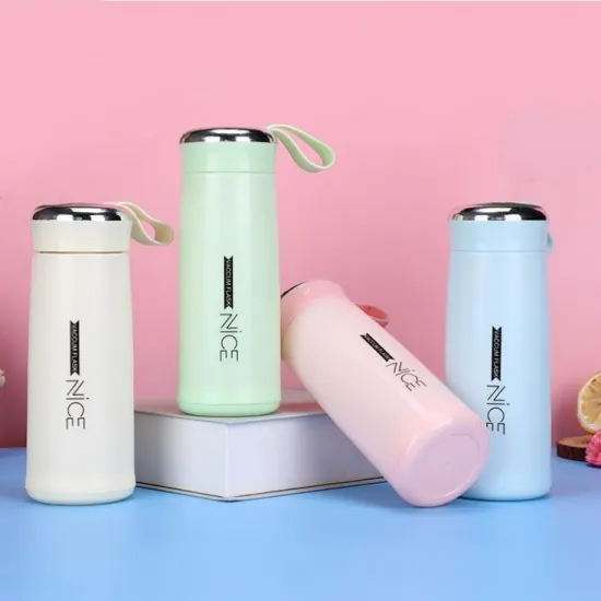 Hot Sale Custom Logo Stainless Steel Thermos Cup with Creative Design, High Temperature Resistance, and Vacuum Insulation