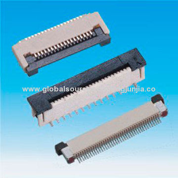 0.5mm Pitch FPC Connectors, SMT Standard, Upon/Bottom Contact Style, Tin-plated