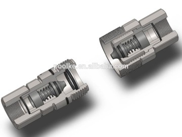 Series KIS-TF,High Pressure Screw Type Quick Couplings