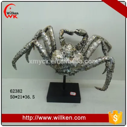 Decorative indoor resin ocean crab decoration