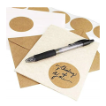 Paper Brand Custom Adhesive Kraft Stickers