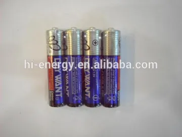 R03 AAA SUM-4 1.5V Shrink wrap pack carbon battery
