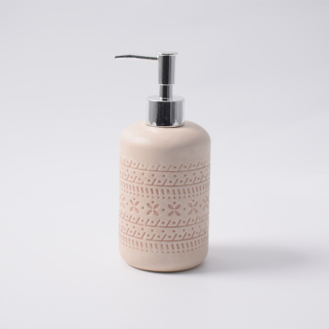 Ceramic hand wash dispenser set glass foaming hand soap dispenser