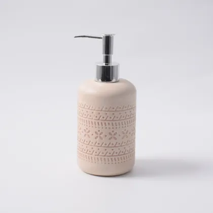 Ceramic hand wash dispenser set glass foaming hand soap dispenser
