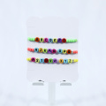 4MM fluorescent glass bead bracelet set