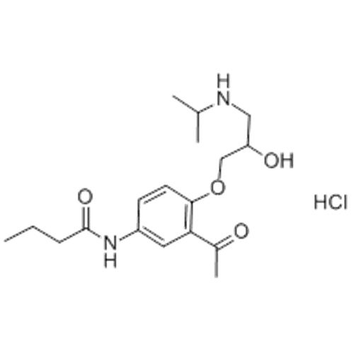 Chlorhydrate d&#39;acébutolol CAS 34381-68-5
