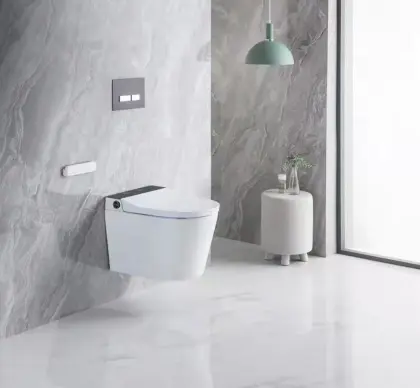 ceramic sanitary ware wall hung smart toilet