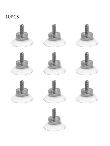 10pcs/set Rubber Strong Suction Cup Replacement Fit Screw Toilet Plungers for Glass with M6 Screw Athroom Kitchen Storage Tools