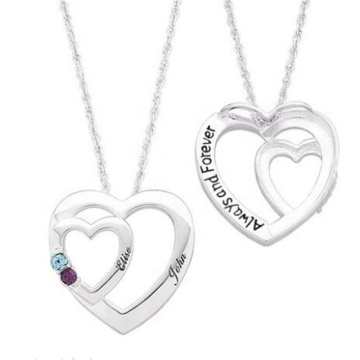 Yiwu Aceon Stainless Steel Double Heart Pendant - Newest Jewelry Product