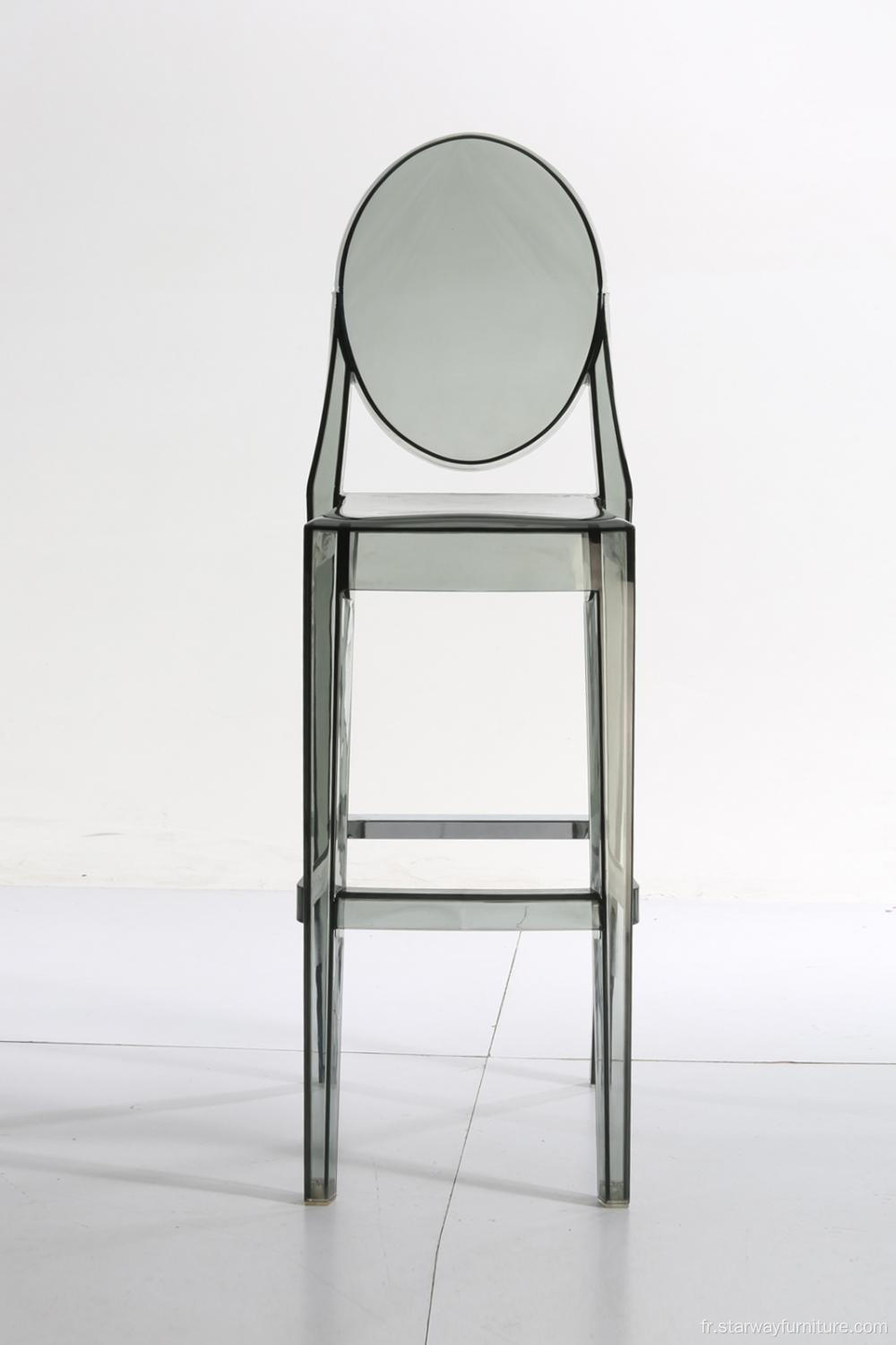 Mariage transparent PC Plastic Ghost Chair Barstool