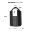 IP67 wasserdichte, schlüssellose biometrische TTLOCK -Fingerabdruck Vorhängeschloss