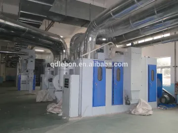Textile Dust collecting machine install pipes