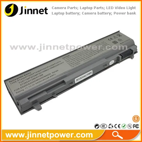 For Dell Latitude E6400 E6500 Laptop Batteries 6 Cell 11.1v 4400mah 