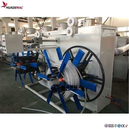 PE/PVC single wall corrugated pipe extrusion line