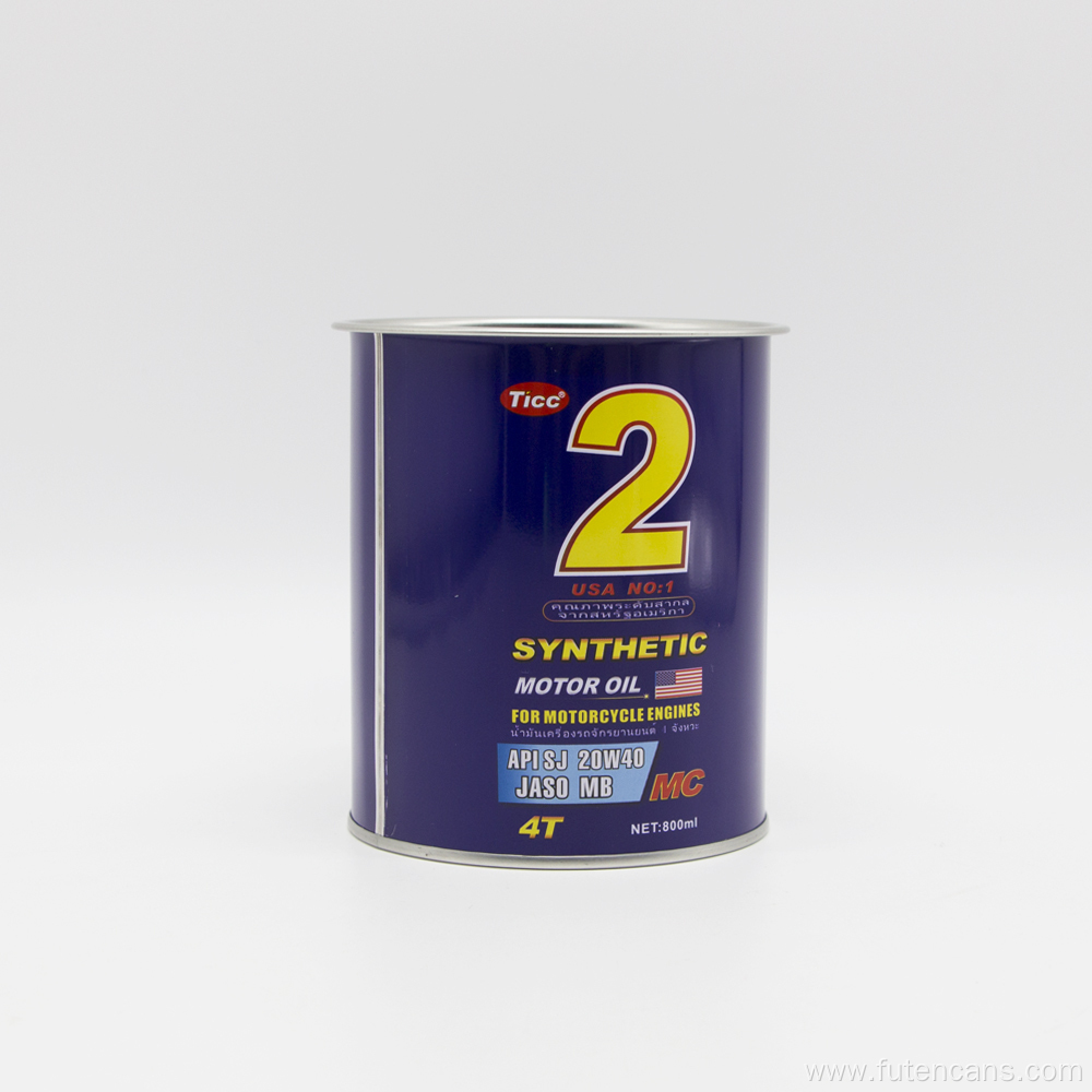 Customized 1L Easy Open Tin Can for Lubricant