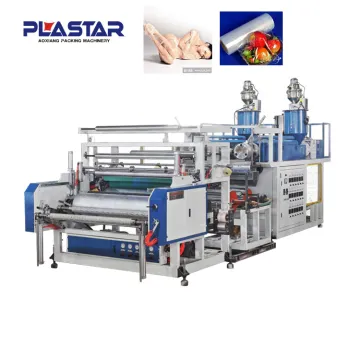 pe single screw sheet packing film extrusion machine